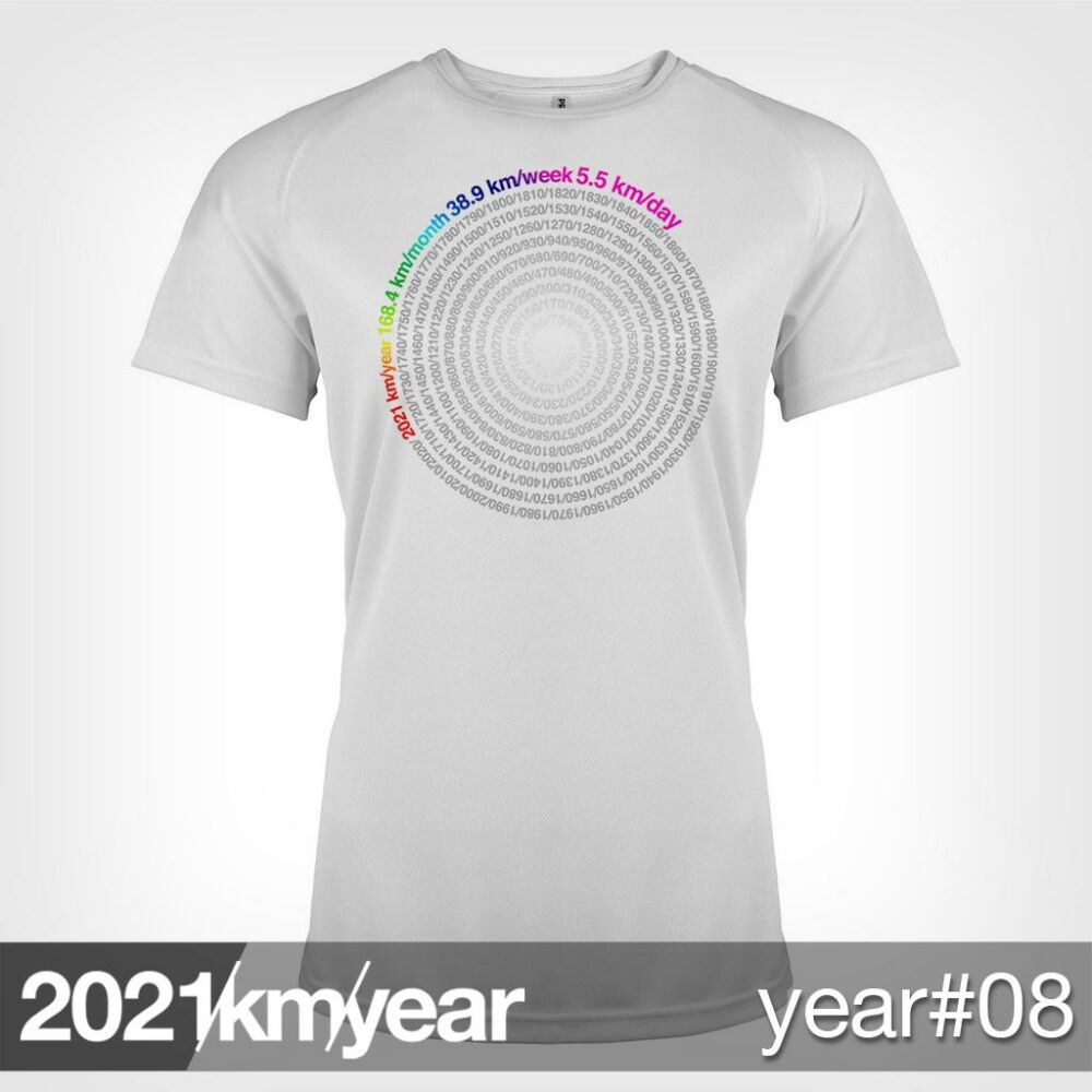 2021 / year / km - YEAR 08 t-shirt - WOMAN