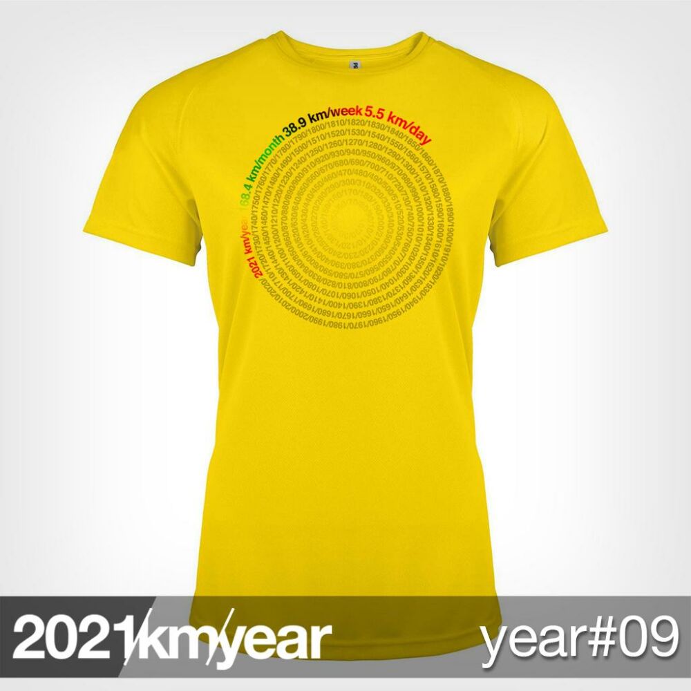 2021 / year / km - YEAR 09 t-shirt - WOMAN