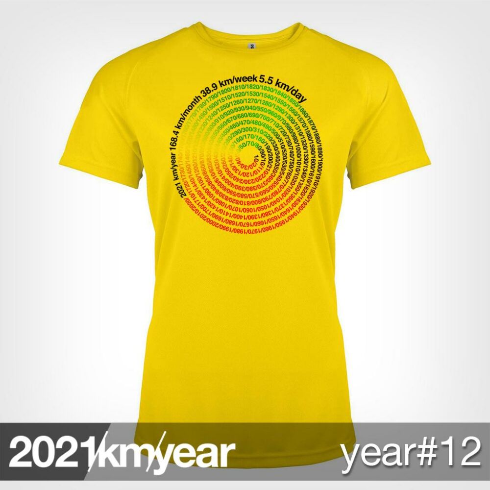 2021 / year / km - YEAR 12 t-shirt - WOMAN