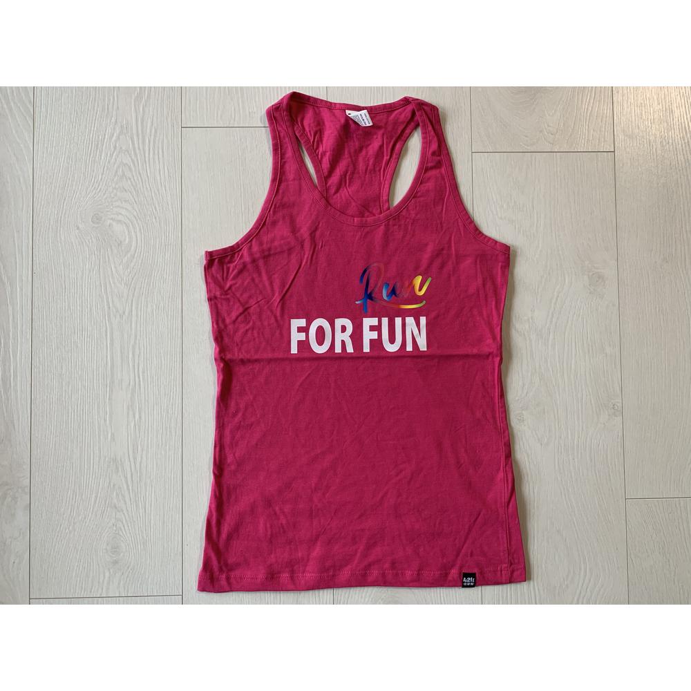 Run for fun feliratú női ujjatlan M-es felső
