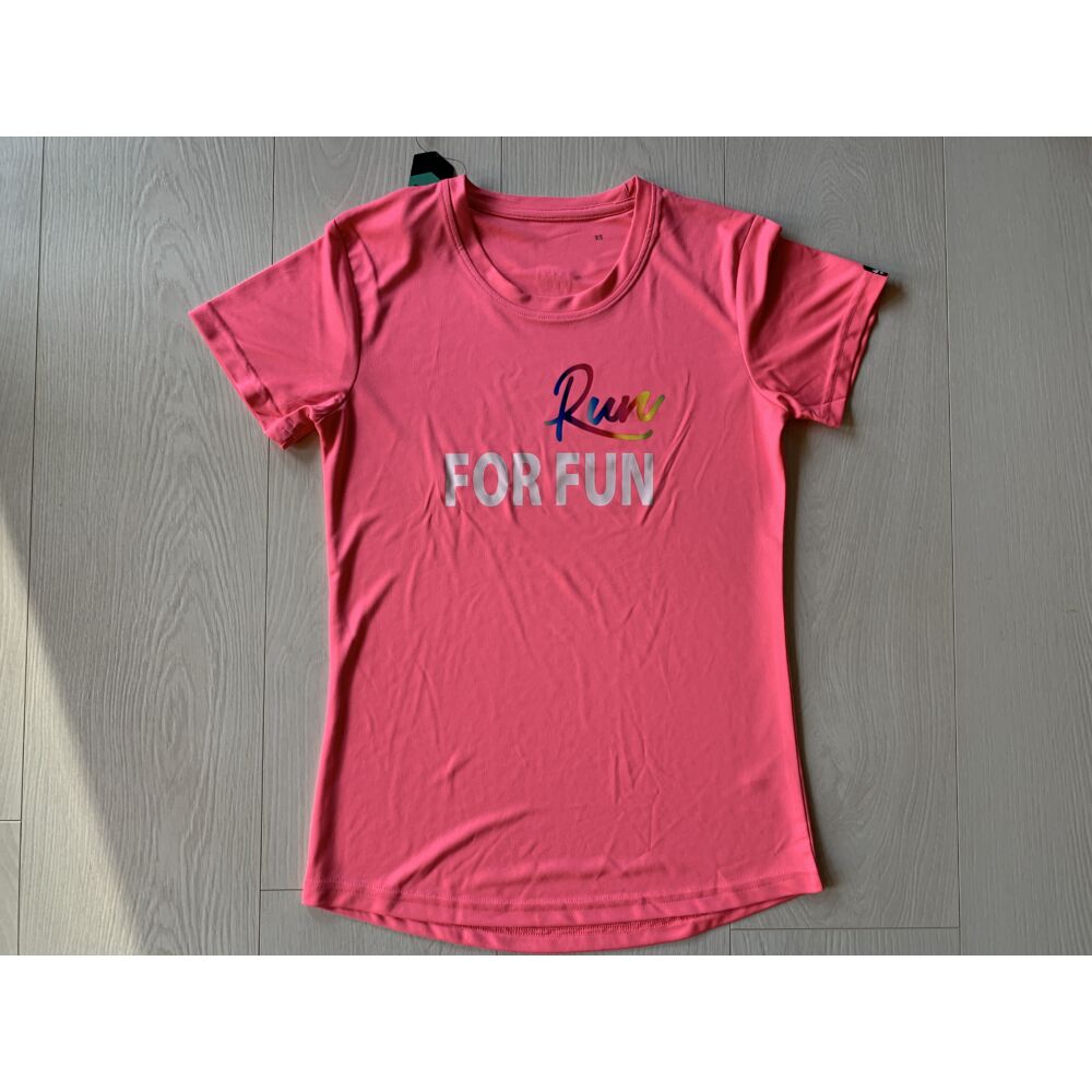 Run for fun feliratú női XS-es technikai póló 