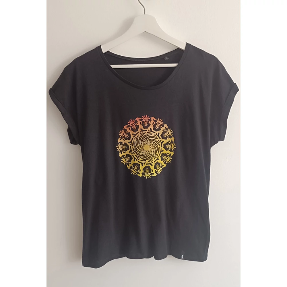 Női rövid ujjú pamut M-es