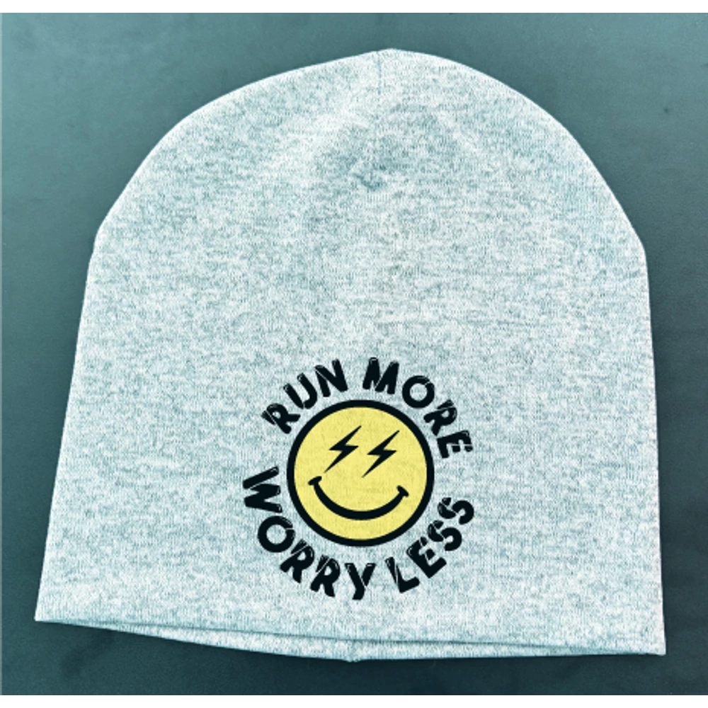 SMILEY - Run more, worry less sapka (sárga)