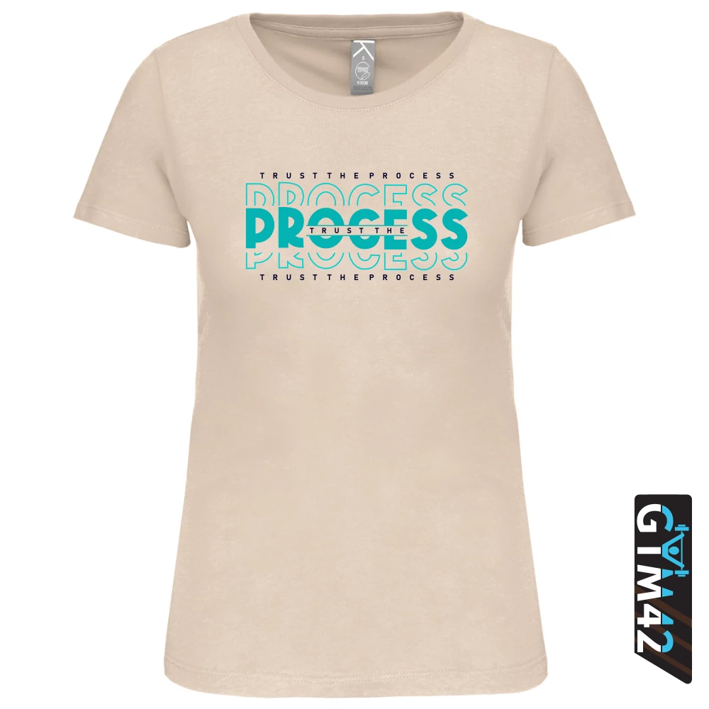 Trust the process női rövid ujjú pamut felső