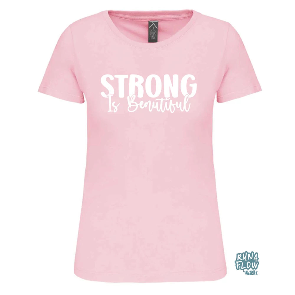 Strong is beautiful női rövid ujjú pamut felső