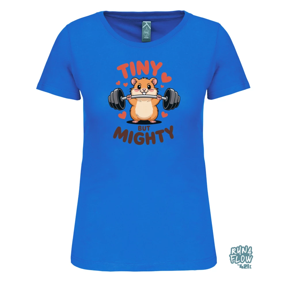 Tiny but mighty női rövid ujjú pamut felső