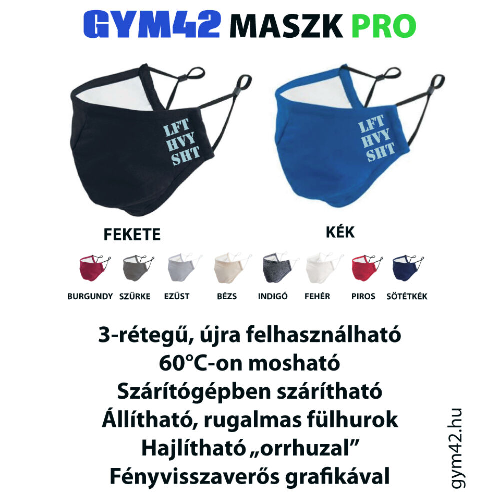 GYM42 MASZK PRO - Lift Heavy Shit