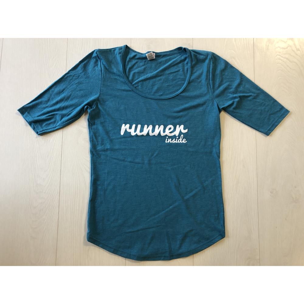 Runner inside, női S-es félhosszú ujjú pamut felső
