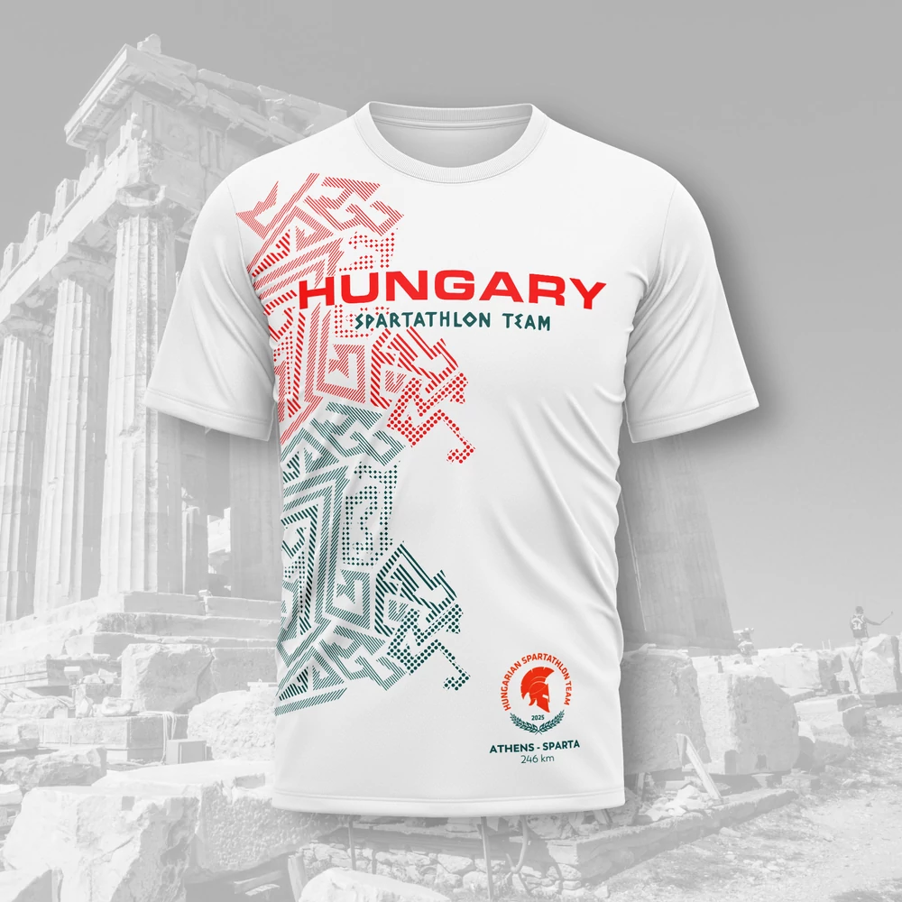 Spartathlon 2025 prémium pamut póló