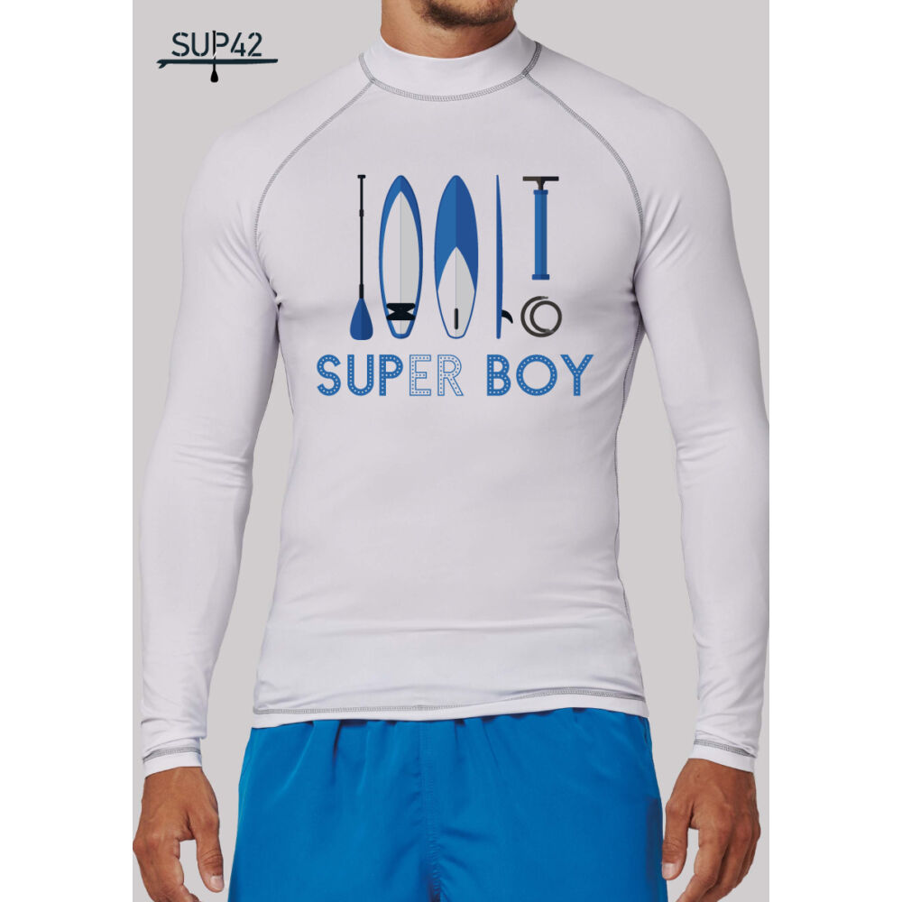 UV-védős hosszú ujjú SUP póló - SUPER BOY