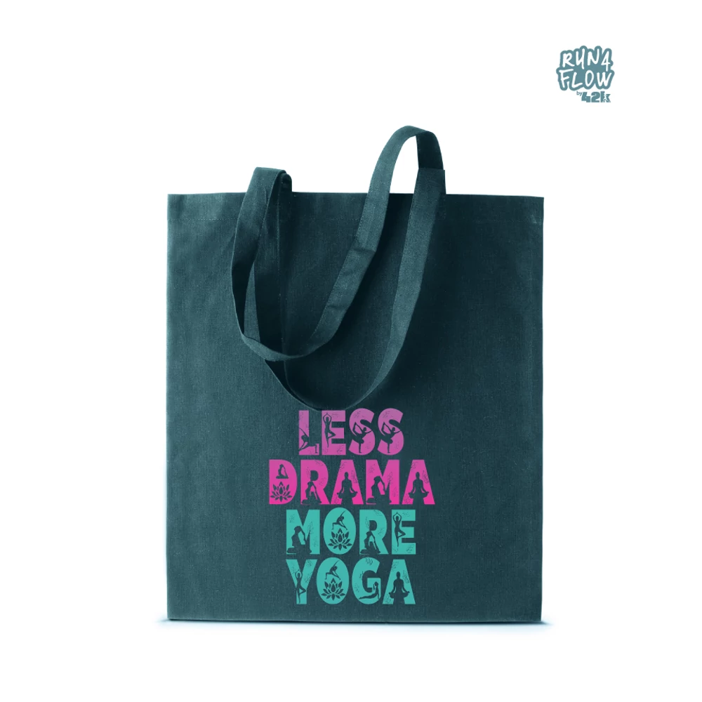 Less drama, more yoga pamut szatyor