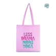 Less drama, more yoga pamut szatyor