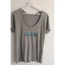 Női rövid ujjú pamut XL-es