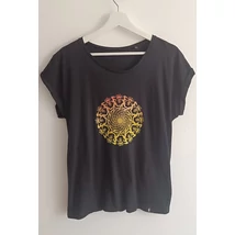 Női rövid ujjú pamut M-es