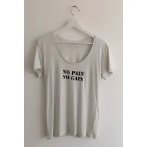 Női rövid ujjú pamut L-es