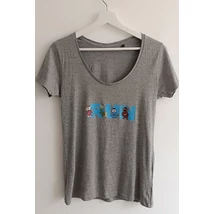 Női rövid ujjú pamut S-es