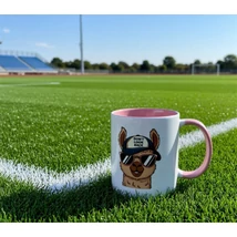 Láma baseball sapiban bögre