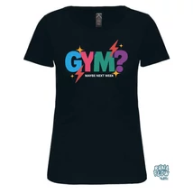 Gym? női rövid ujjú pamut felső
