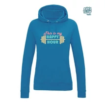 This is my happy hour női kapucnis pulcsi