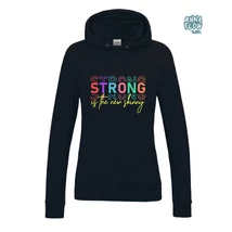 Strong is the new skinny női kapucnis pulcsi
