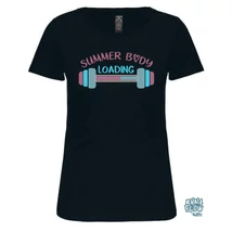 Summer body női rövid ujjú pamut felső