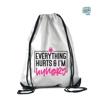 Everything hurts and I'm hungry tornazsák
