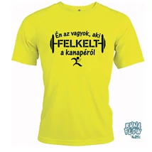 Felkeltem a kanapéról férfi futópóló