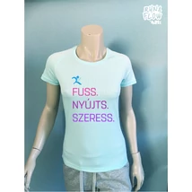 Fuss, nyújts, szeress női futópóló menta