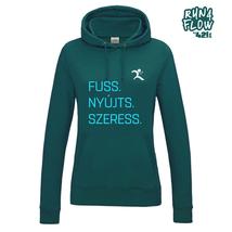 Fuss, nyújts, szeress kapucnis pulcsi