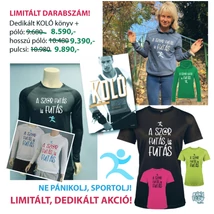 Dedikált KOLÓ könyv + póló/pulcsi
