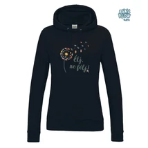 Élj, ne félj női kapucnis pulcsi