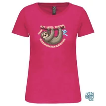 Nem lusta vagyok rövid ujjú pamut felső