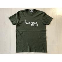 I wanna run - férfi M-es rövid ujjú pamut póló