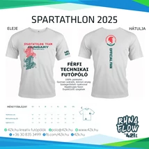 Spartathlon 2025 szurkolói technikai póló
