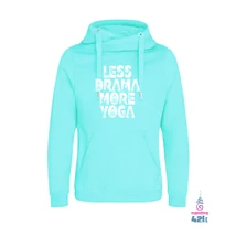 Less drama, more yoga női keresztnyakú pulcsi