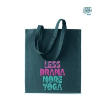 Less drama, more yoga pamut szatyor